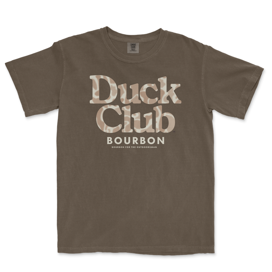 Camo Logo Tee - “Duck Club Camo Wordmark”