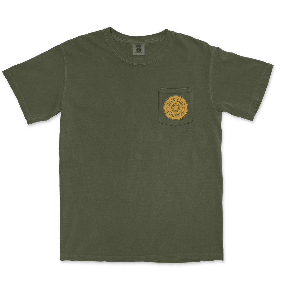 Green Pocket Tee - “Circle Shell” Graphic